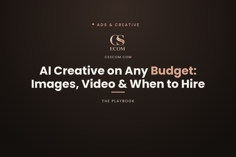 AI creative on any budget: images, video, and when to hire a human